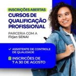 Firjan abre inscrições em Vassouras para cursos de qualificação profissional