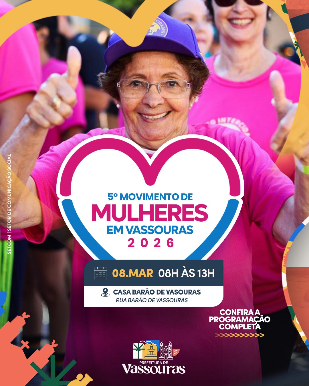 5º Movimento de Mulheres celebra o Dia Internacional da Mulher em Vassouras