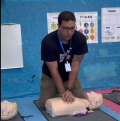 Treinamento básico de primeiros socorros.